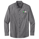 Duel Branded Long Sleeve Chambray Easy Care Shirt