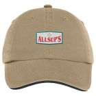 Allsups's Sandwich Bill Cap with Striped Closure