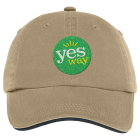 Yesway Sandwich Bill Cap with Striped Closure